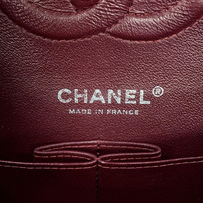 シャネル チェーンショルダーバッグ マトラッセ25 ココマーク ダブルチェーン キャビアスキン A01112 CHANEL 黒
