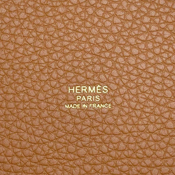 エルメス ハンドバッグ ピコタンロックMM ゴールド/ゴールド金具 トリヨンクレマンス U刻印