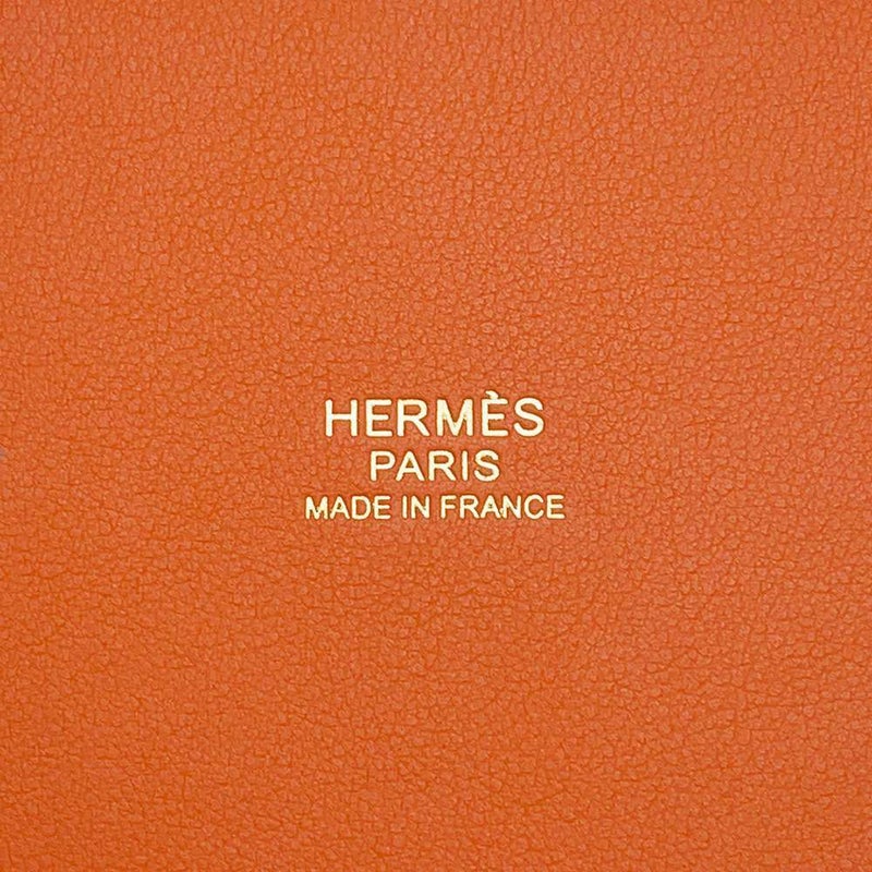 エルメス ハンドバッグ ピコタンロックPM カーゴ オレンジ/ゴールド金具 トワルアッシュ/スイフト U刻印