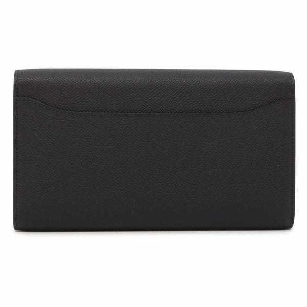 エルメス 長財布 コンスタンス トゥーゴー ロング ブラック/ピンクゴールド金具 ヴォーエプソン B刻印