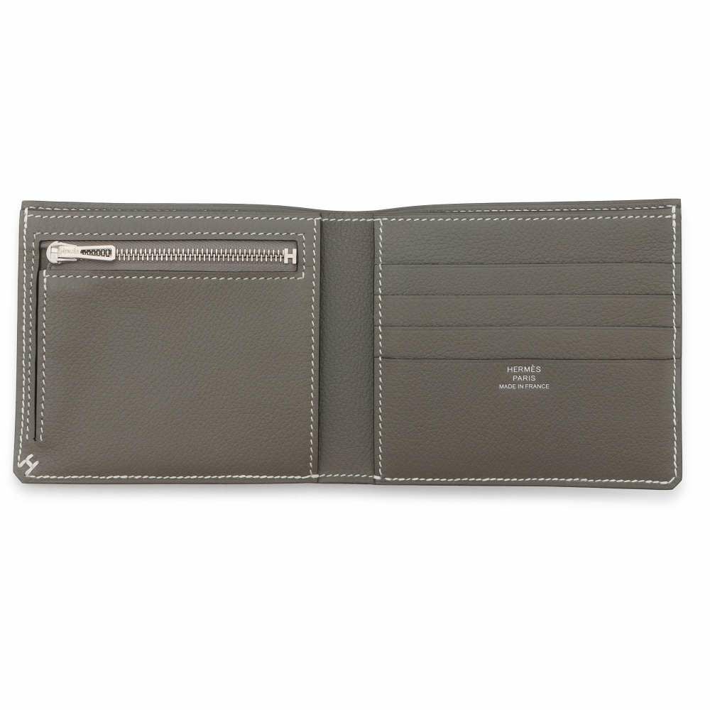 エルメス 二つ折り財布 セリエ コンパクト Sellier H ヴェールアマンド