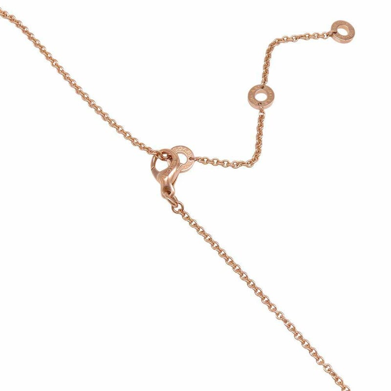 ブルガリ ネックレス ビー・ゼロワン B-ZERO1 K18PGピンクゴールド ブラックセラミック 346083 BVLGARI ペンダント