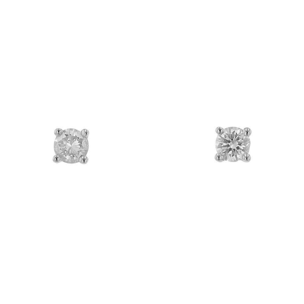 ティファニー ピアス ソリティア スタッド ピアス ダイヤモンド 0.22ct