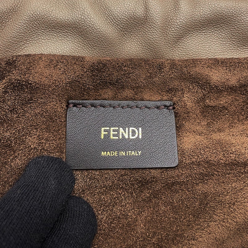 フェンディ ハンドバッグ マンマバケット レザー 8BR834 FENDI バッグ ワンショルダーバッグ