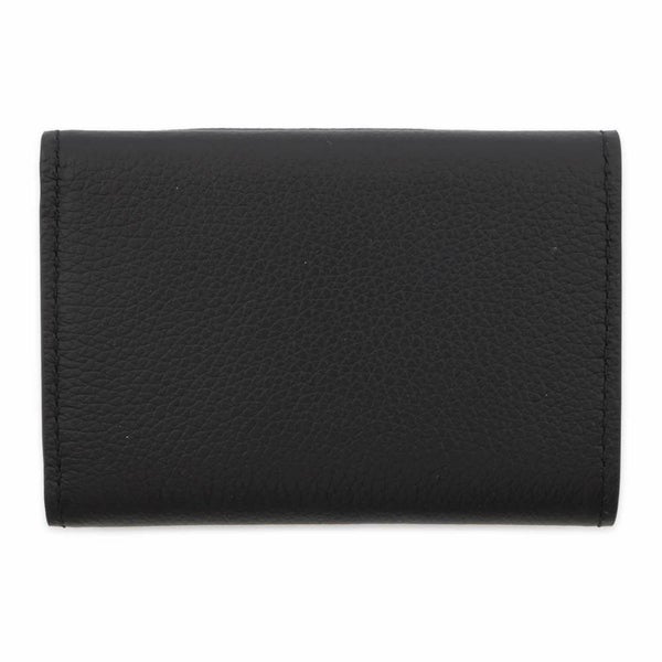 ルイヴィトン 三つ折り財布 カーフレザー ポルトフォイユ・ロックミニ M63921 LOUIS VUITTON 黒 ブラック