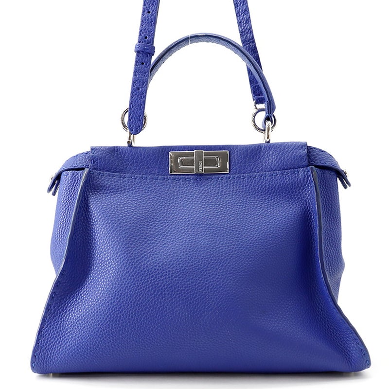 フェンディ ハンドバッグ ピーカブー セレリア レギュラー レザー 8BN226 FENDI 2wayショルダーバッグ