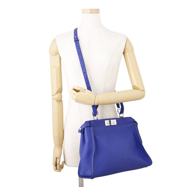 フェンディ ハンドバッグ ピーカブー セレリア レギュラー レザー 8BN226 FENDI 2wayショルダーバッグ