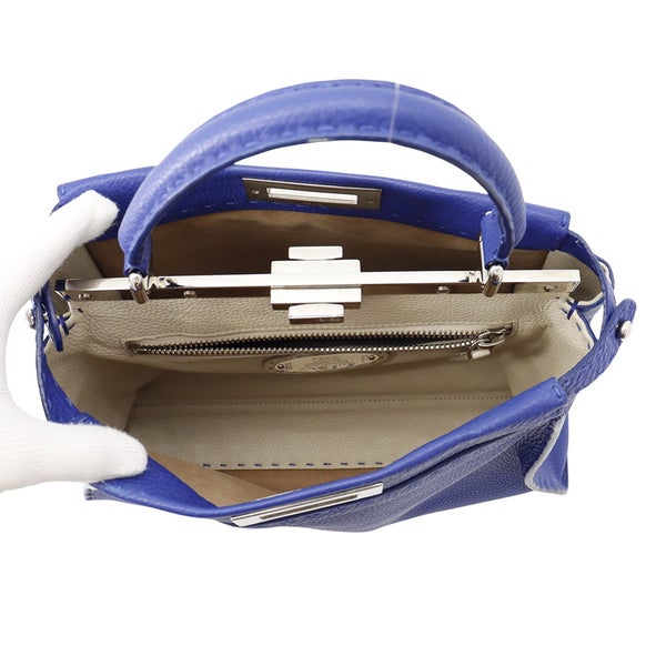 フェンディ ハンドバッグ ピーカブー セレリア レギュラー レザー 8BN226 FENDI 2wayショルダーバッグ
