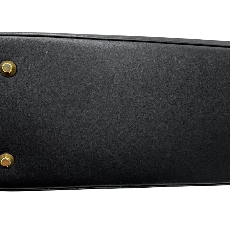 ディオール ハンドバッグ C'est Dior セディオール CDエンボス ミディアム カーフレザー M2271UBHA 2way 黒