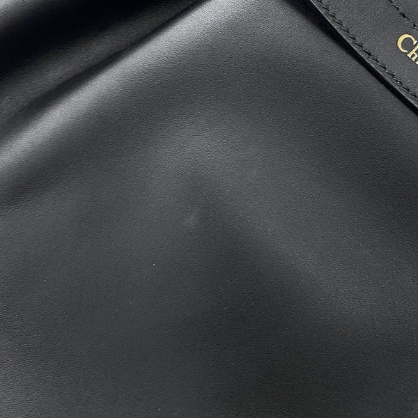 ディオール ハンドバッグ C'est Dior セディオール CDエンボス ミディアム カーフレザー M2271UBHA 2way 黒