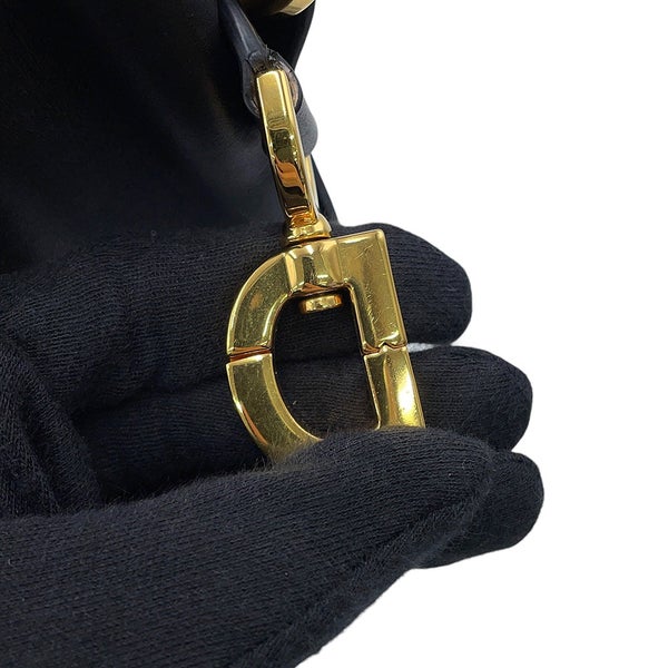 ディオール ハンドバッグ C'est Dior セディオール CDエンボス ミディアム カーフレザー M2271UBHA 2way 黒