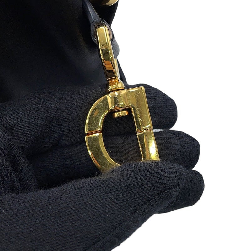 ディオール ハンドバッグ C'est Dior セディオール CDエンボス ミディアム カーフレザー M2271UBHA 2way 黒