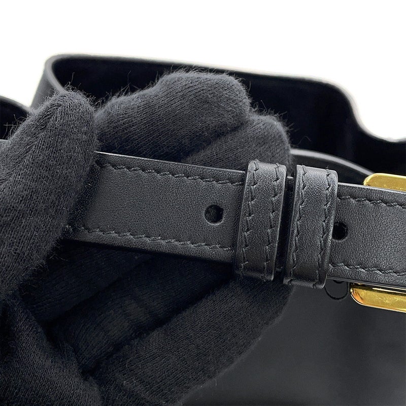 ディオール ハンドバッグ C'est Dior セディオール CDエンボス ミディアム カーフレザー M2271UBHA 2way 黒