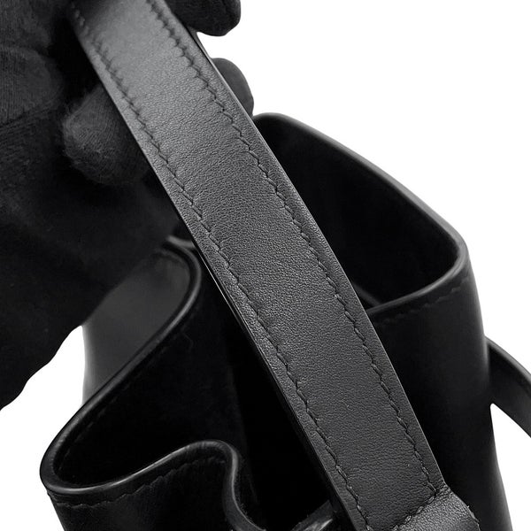 ディオール ハンドバッグ C'est Dior セディオール CDエンボス ミディアム カーフレザー M2271UBHA 2way 黒