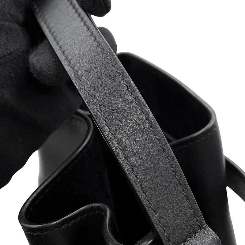 ディオール ハンドバッグ C'est Dior セディオール CDエンボス ミディアム カーフレザー M2271UBHA 2way 黒