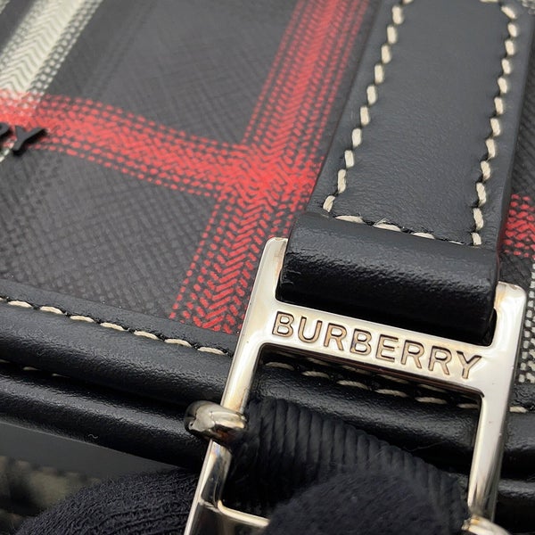 バーバリー ショルダーバッグ チェック ポップトレーディンカンパニーコラボ 80565471 BURBERRY 黒