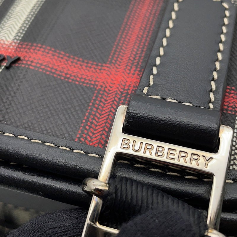 バーバリー ショルダーバッグ チェック ポップトレーディンカンパニーコラボ 80565471 BURBERRY 黒