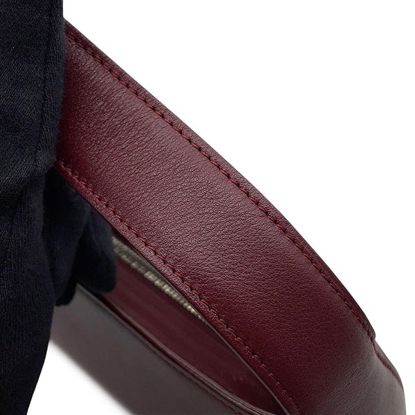 カルティエ ショルダーバッグ カボション レザー Cartier バッグ ワンショルダーバッグ