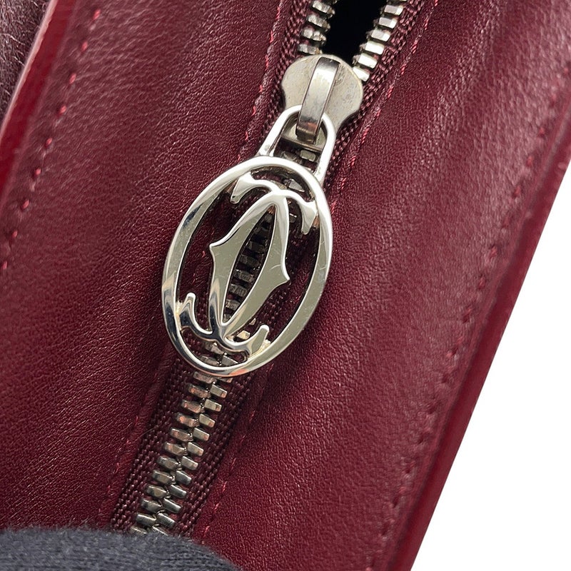 カルティエ ショルダーバッグ カボション レザー Cartier バッグ ワンショルダーバッグ