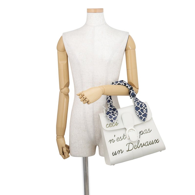 デルヴォー ハンドバッグ ブリヨン ルーモアMM AA0480BFF010DCM Delvaux 2wayショルダー デルボー 白