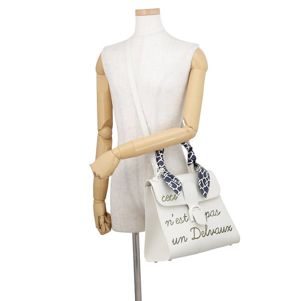デルヴォー ハンドバッグ ブリヨン ルーモアMM AA0480BFF010DCM Delvaux 2wayショルダー デルボー 白