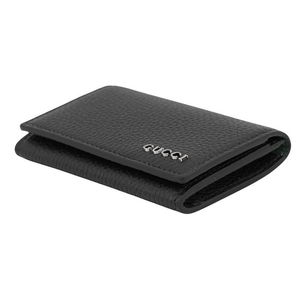 グッチ カードケース ロゴ レザー 771152 GUCCI 名刺入れ 黒