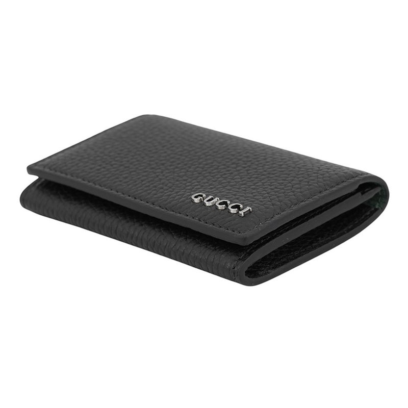 グッチ カードケース ロゴ レザー 771152 GUCCI 名刺入れ 黒