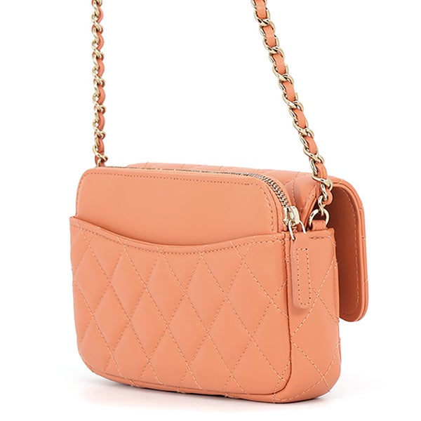 シャネル チェーンショルダーバッグ フラップ フォンケース マトラッセ ココマーク ラムスキン AP2096 CHANEL ポシェット