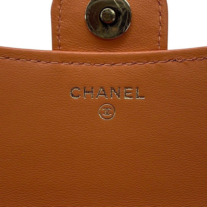 シャネル チェーンショルダーバッグ フラップ フォンケース マトラッセ ココマーク ラムスキン AP2096 CHANEL ポシェット