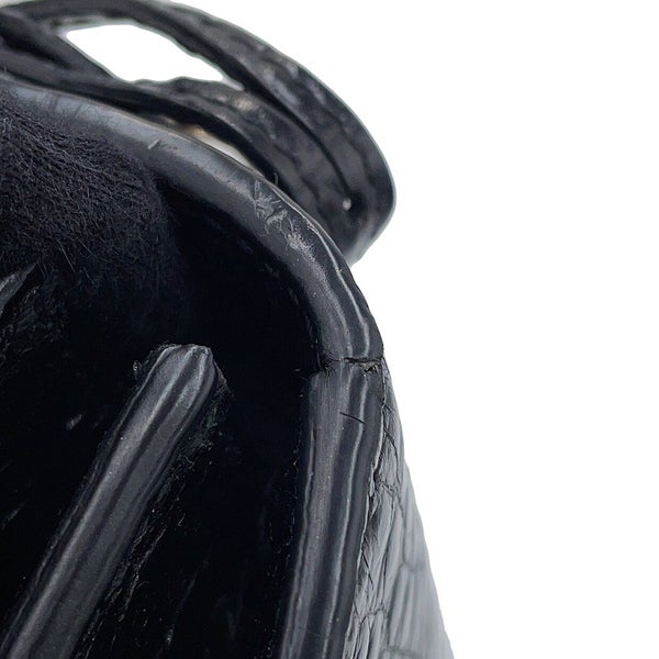 サンローランパリ チェーンショルダーバッグ サンセット ミディアム 型押しレザー 442906 SAINT LAURENT PARIS 黒
