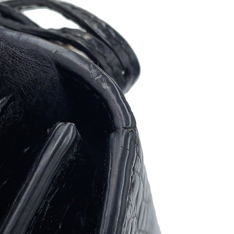 サンローランパリ チェーンショルダーバッグ サンセット ミディアム 型押しレザー 442906 SAINT LAURENT PARIS 黒