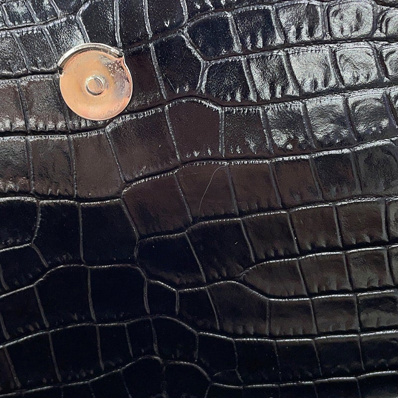 サンローランパリ チェーンショルダーバッグ サンセット ミディアム 型押しレザー 442906 SAINT LAURENT PARIS 黒