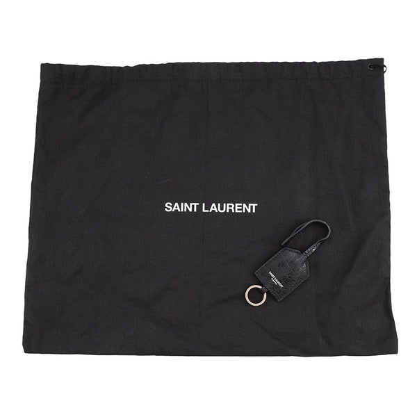 サンローランパリ チェーンショルダーバッグ サンセット ミディアム 型押しレザー 442906 SAINT LAURENT PARIS 黒