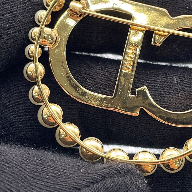 クリスチャン・ディオール ブローチ Clair D Lune フェイクパール ラインストーンChristian Dior アクセサリー