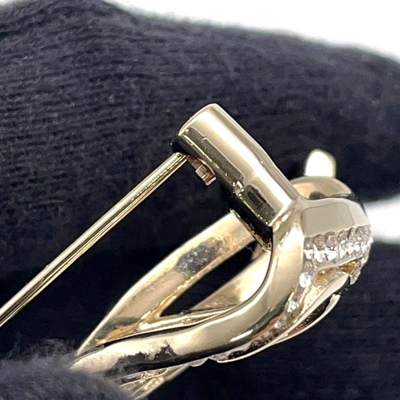 シャネル ブローチ リボン ココマーク ラインストーン B20 P AB4804 CHANEL アクセサリー