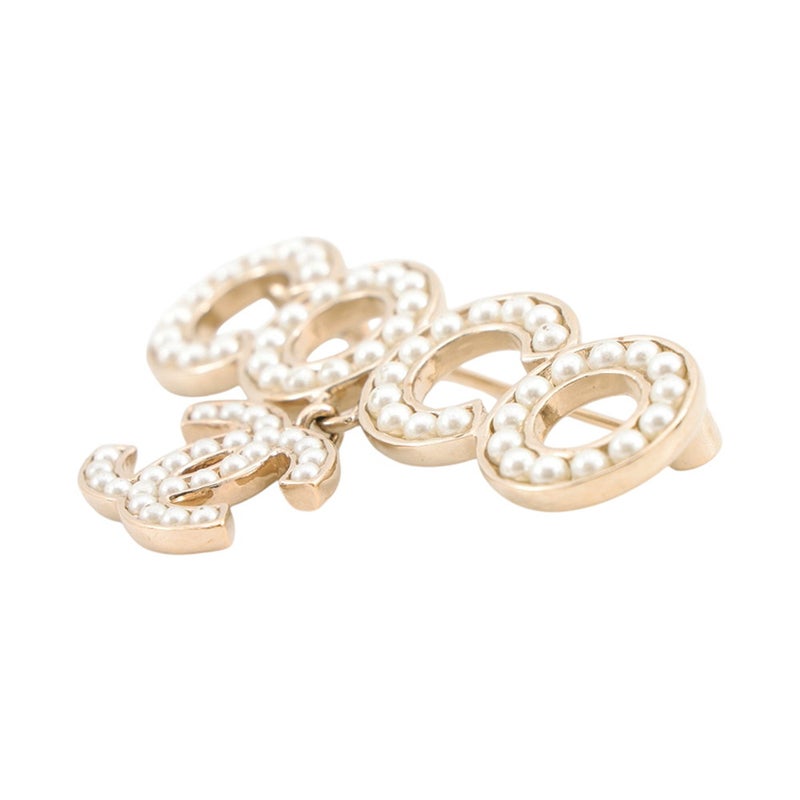 シャネル ブローチ ココマーク COCO フェイクパール AB5646 CHANEL アクセサリー