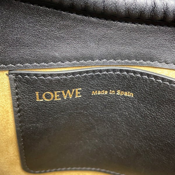 ロエベ ショルダーバッグ パセオ サッチェル レザー A709Q89X01 LOEWE 2way 黒