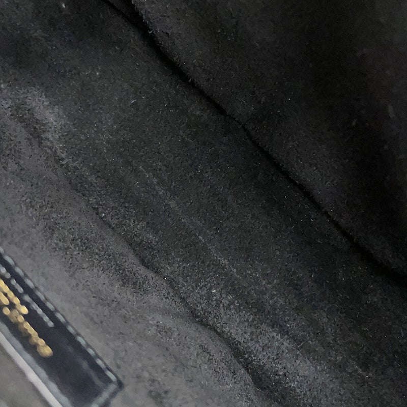サンローランパリ ハンドバッグ LE 5 A 7 ル・サンカセット カーフレザー 657228 SAINT LAURENT PARIS 黒