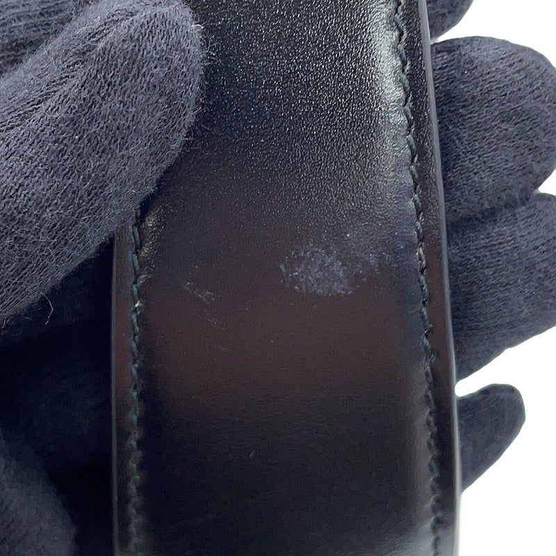 サンローランパリ ハンドバッグ LE 5 A 7 ル・サンカセット カーフレザー 657228 SAINT LAURENT PARIS 黒