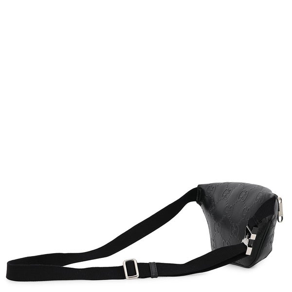グッチ ボディバッグ GGエンボス ベルトバッグ レザー 658582 GUCCI バッグ ウエストバッグ 黒