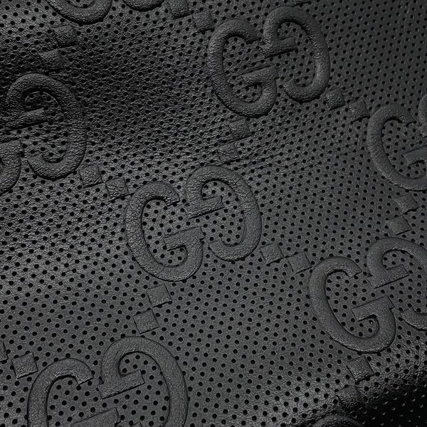 グッチ ボディバッグ GGエンボス ベルトバッグ レザー 658582 GUCCI バッグ ウエストバッグ 黒