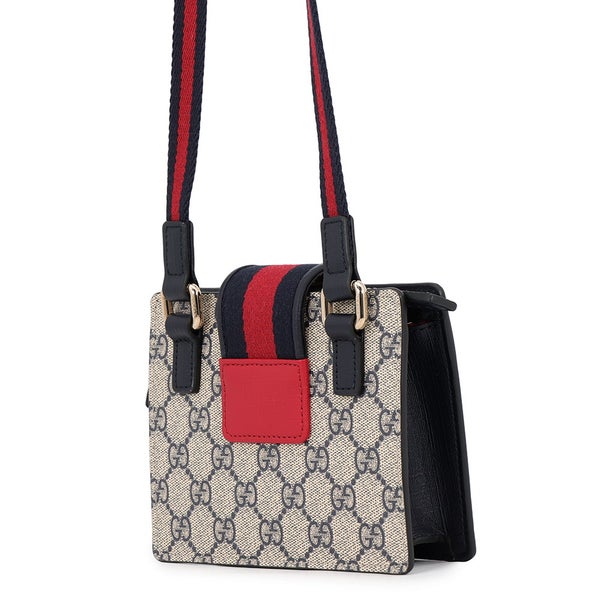グッチ ショルダーバッグ チルドレンズ ハート ウェブストライプ GGスプリーム 793830 GUCCI ミニバッグ
