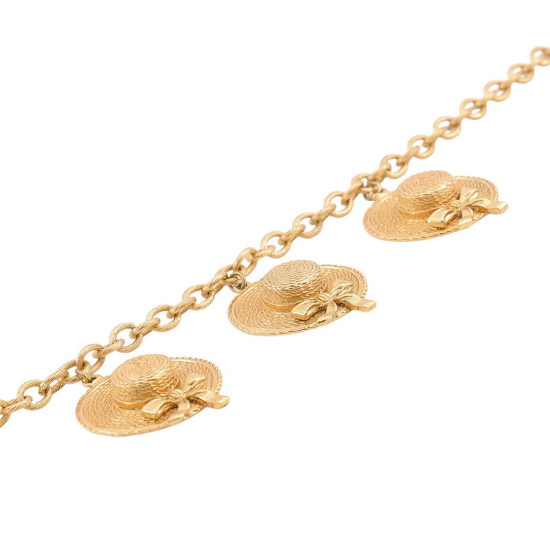 シャネル ネックレス 帽子モチーフ ココマーク CHANEL アクセサリー