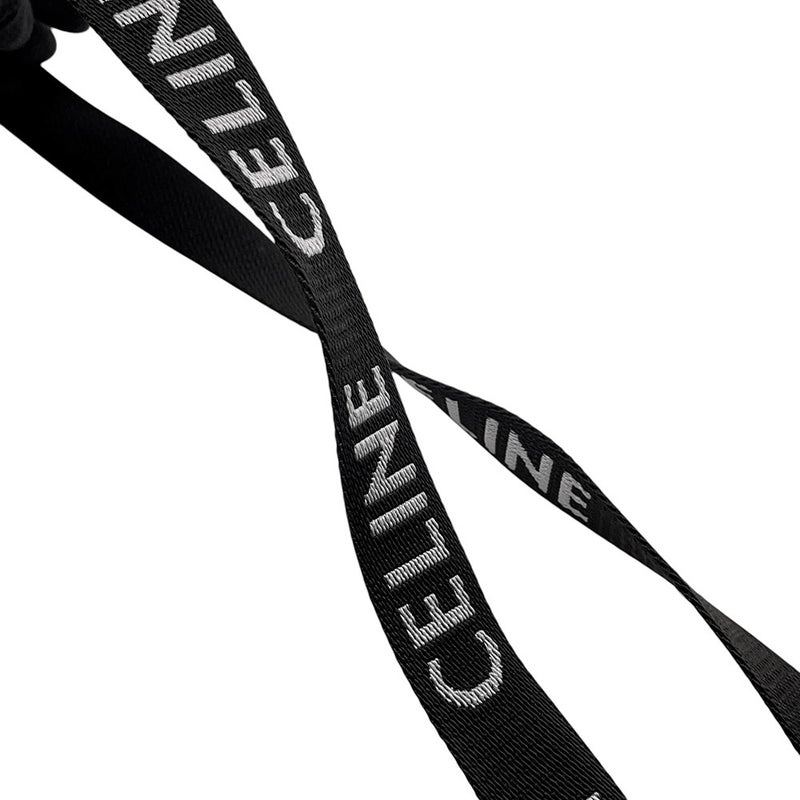セリーヌ ショルダーポーチ トレッキング モバイルポーチ キャンバス 10J212DVN.38SI CELINE バッグ 黒