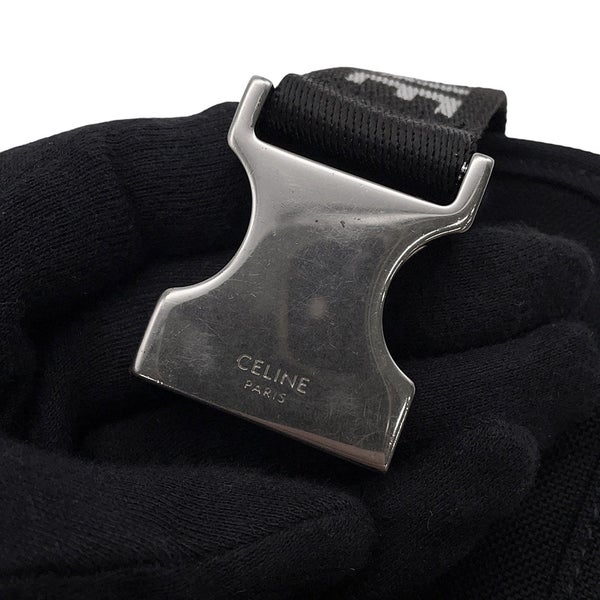 セリーヌ ショルダーポーチ トレッキング モバイルポーチ キャンバス 10J212DVN.38SI CELINE バッグ 黒