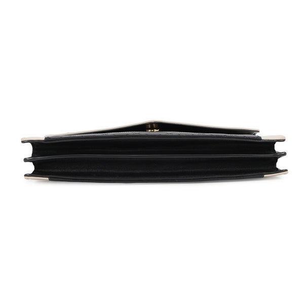 サンローランパリ ショルダーバッグ ギャビー サッチェル ラムスキン 668863 SAINT LAURENT PARIS 黒 白
