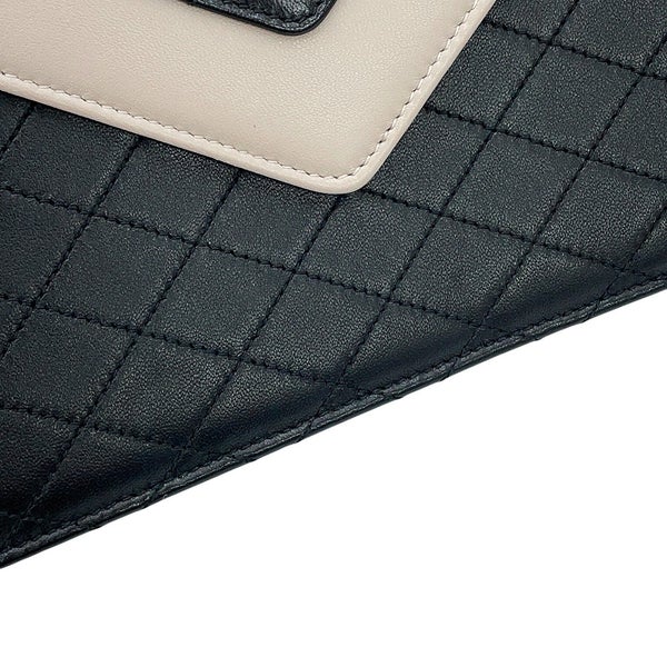 サンローランパリ ショルダーバッグ ギャビー サッチェル ラムスキン 668863 SAINT LAURENT PARIS 黒 白