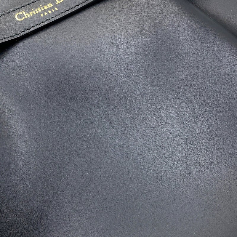 ディオール ハンドバッグ C'est Dior セ ディオール CDエンボス ミディアム カーフレザー M2271UBHA 2way 黒
