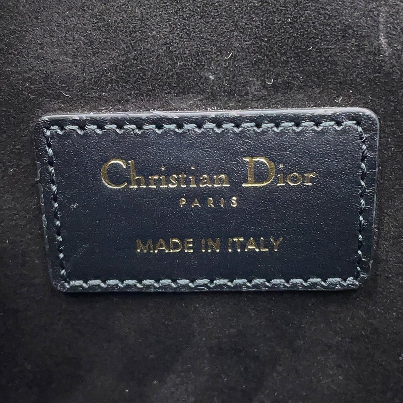 ディオール ハンドバッグ C'est Dior セ ディオール CDエンボス ミディアム カーフレザー M2271UBHA 2way 黒