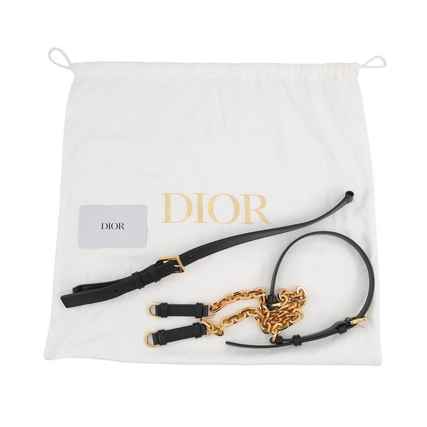 ディオール ハンドバッグ C'est Dior セ ディオール CDエンボス ミディアム カーフレザー M2271UBHA 2way 黒
